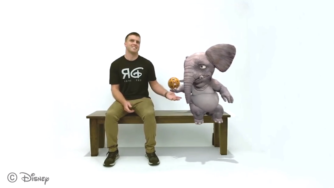 Со слонёнком подружиться...