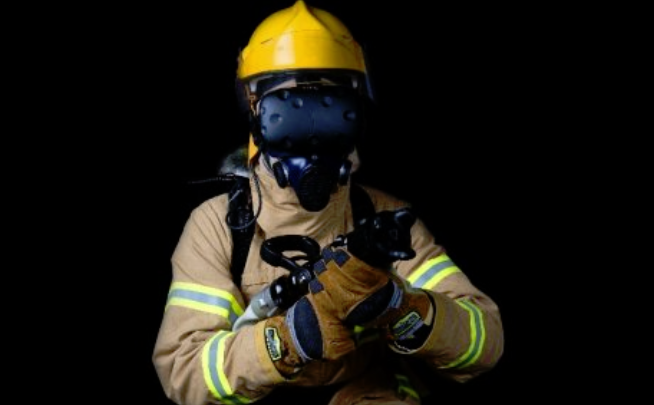 Тренировка пожарных без единого ожога.